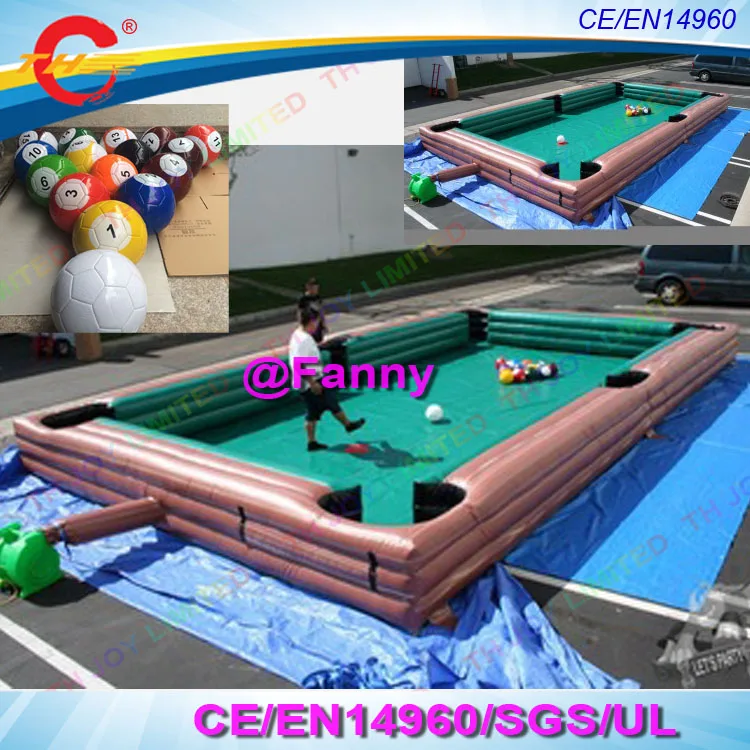 Надувной футбольный снуок 6x 4 m/8x 5 m/10x m надувной снукер из ПВХ|Надувные игрушки| |