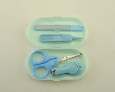 4pcs set 8 шт./компл. Уход и гигиена ребёнка комплект Портативный для новорожденных Уход за лошадьми Комплект машинки для стрижки ногтей Ножницы для волос, расческа bb безопасности ребенка комплект по уходу за ногами - Цвет: 4pcs set