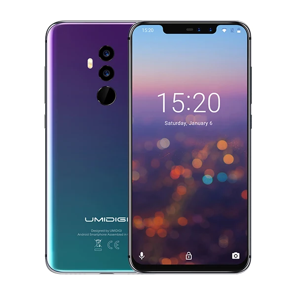 Twilight UMIDIGI Z2 специальное издание Global Bands 6," FHD+ полноэкранный Helio P23 4G+ 64 Гб F/8,1 Большая диафрагма Android 4G смартфон - Цвет: Twilight
