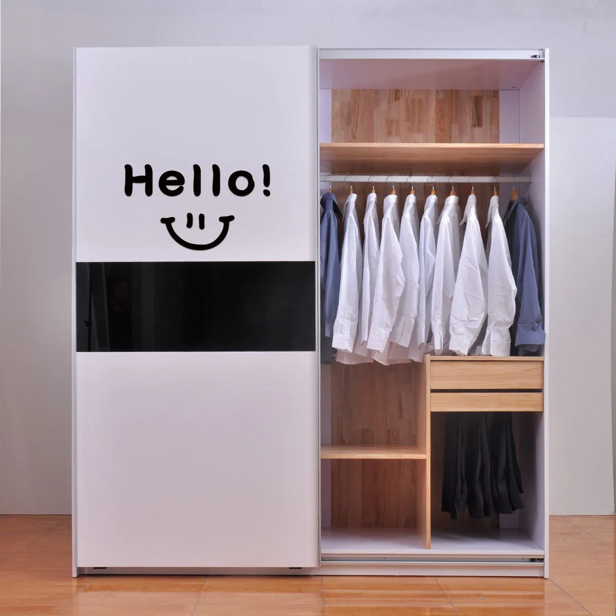 Креативные наклейки на стену 2020 холодильник со смайликом декоративные для