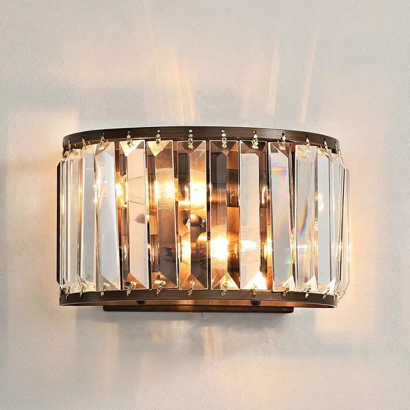 Eusolis Retro Crystal Led Wandlamp House Lighting Fixtures Lampade Da Parete Per Interni Lampe Murale Iluminacion Chic | Освещение