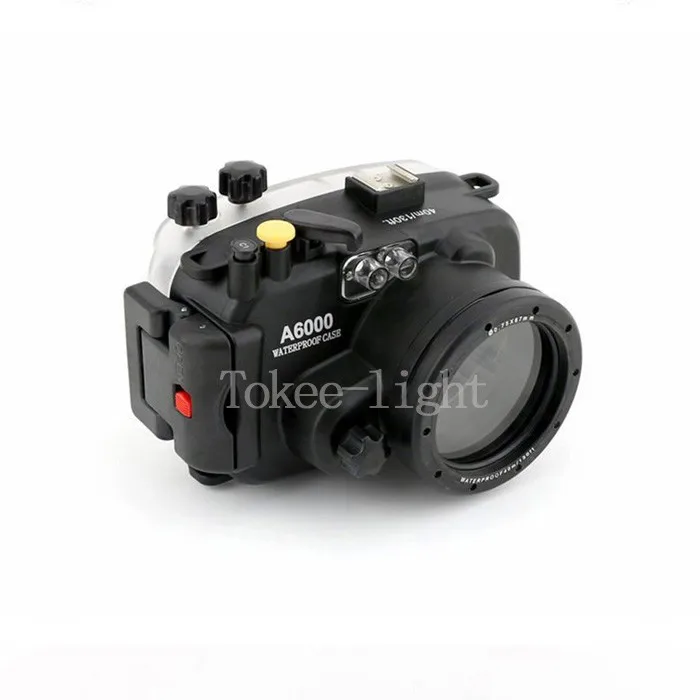 Водонепроницаемый чехол для подводной камеры 40 м 130 футов Sony A6000 16-50 мм объектива