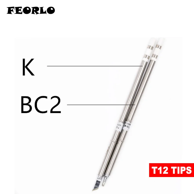 K BC2 Горячая паяльная станция T12 наконечники серии паяльник для Hakko Fx-951 STC STM32 OLED Hakko T12 комплект Электрический паяльник - Цвет: K BC2