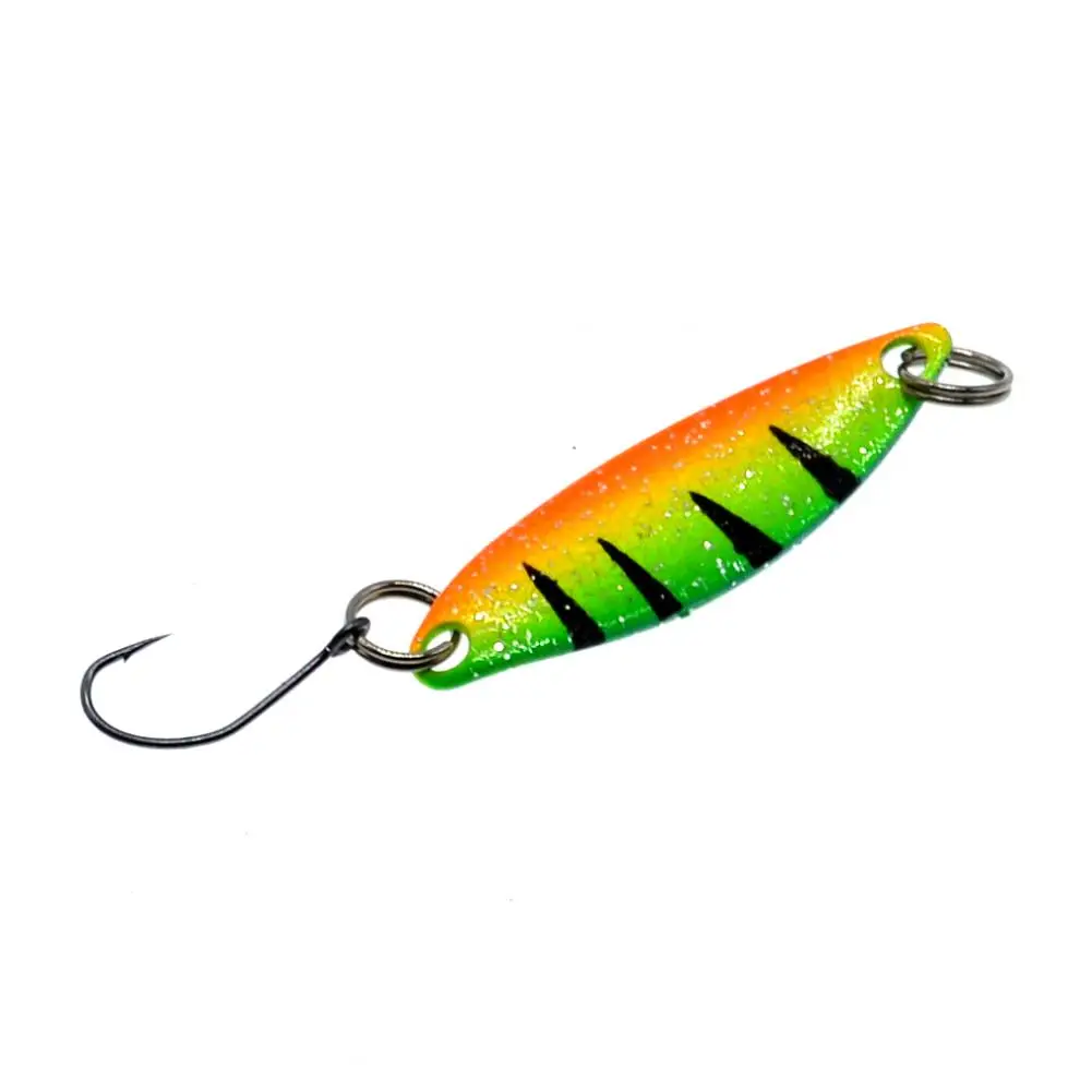 5pcs/lot Colorful Lightweight Metal Spinner Spoon Fishing Lure 2g 3.5cm Casting Jig Carp Baits with Single Hooks | Спорт и