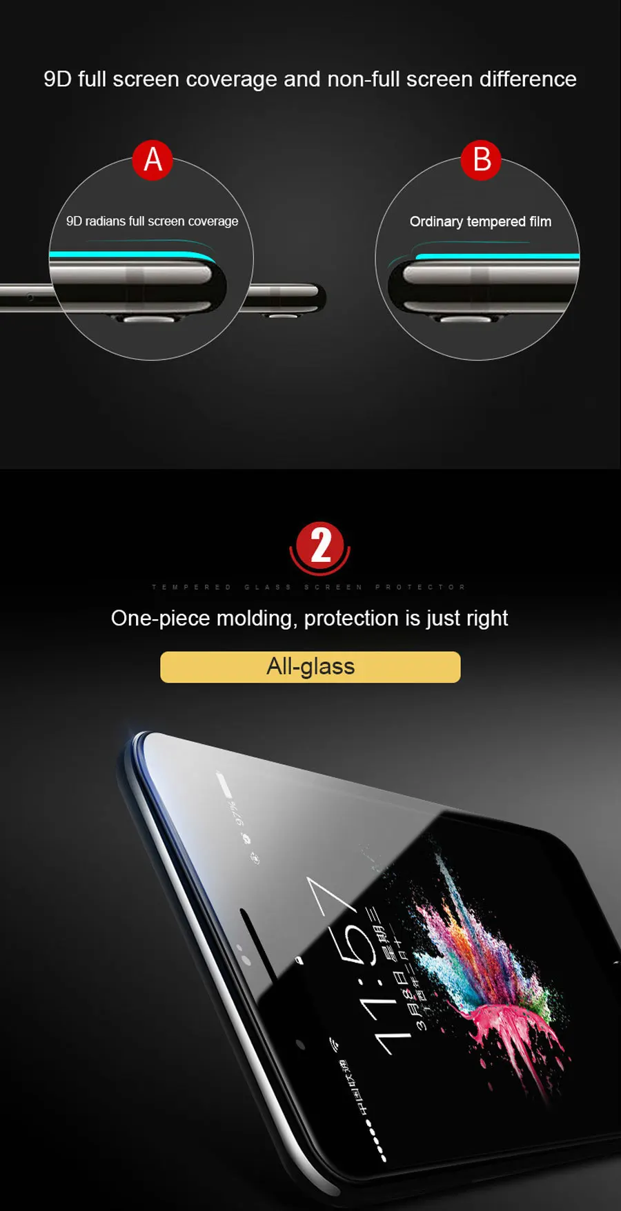 Защитное стекло для iPhone 11 Pro Max XR X XS Max 7 8 Защитное стекло для iPhone 7 8 6 6S Plus закаленное стекло 9D