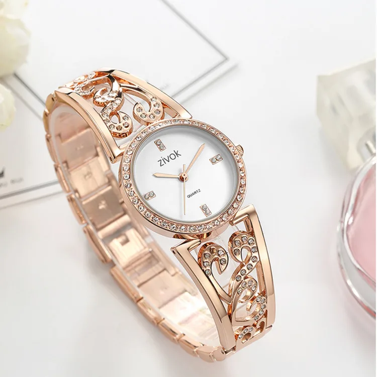 Zivok роскошные Брендовые женские часы Relogio Feminino креативные модные браслет для