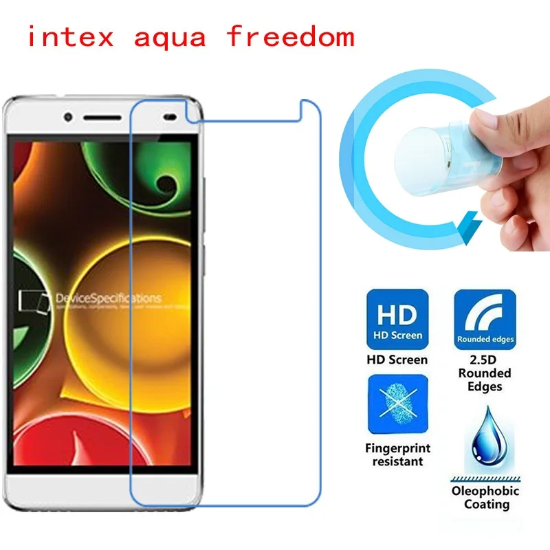 Intex Аква свободу Экран защитная пленка 2.5D ультра тонкий HD Ясно Pet Мягкая Защитная