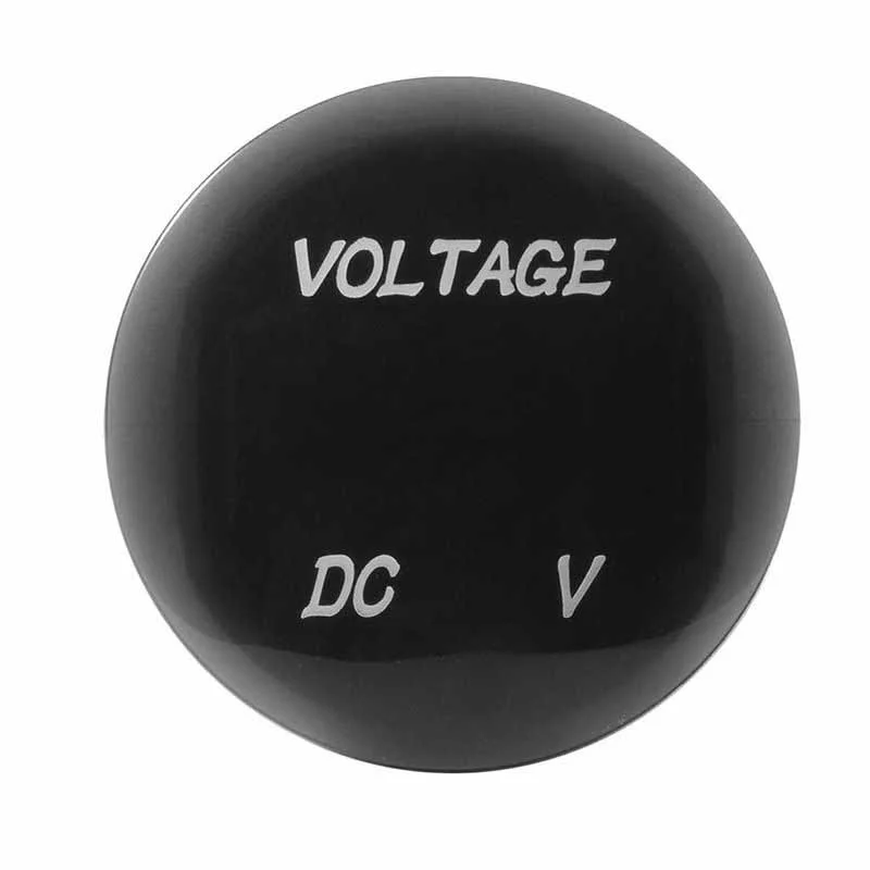 DC12V 24V автомобильный мотоцикл светодиодный цифровой дисплей Вольтметр синий