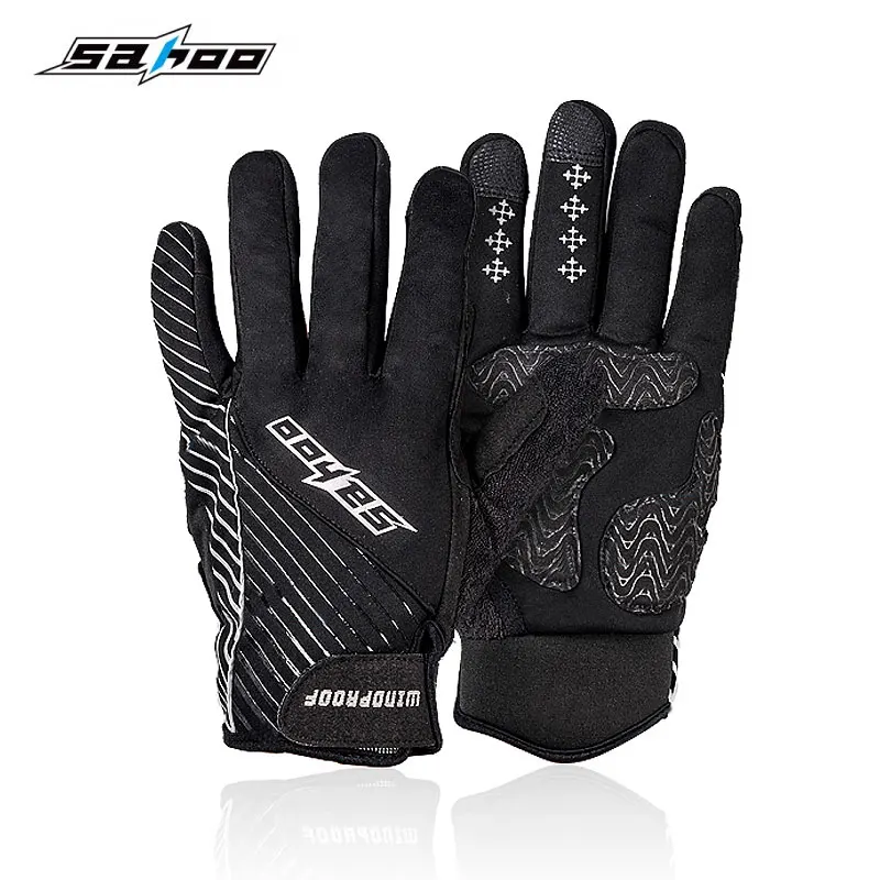 Новинка зимние перчатки для велоспорта полный палец сенсорный экран защита от