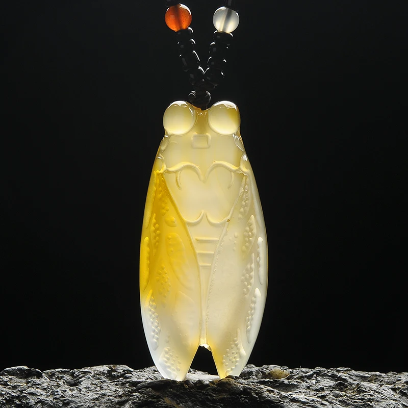 Natural Fine Women'S Jewelry Citrine Jade Necklace Boutique Pendant Abp0311 Free Shipping | Украшения и аксессуары