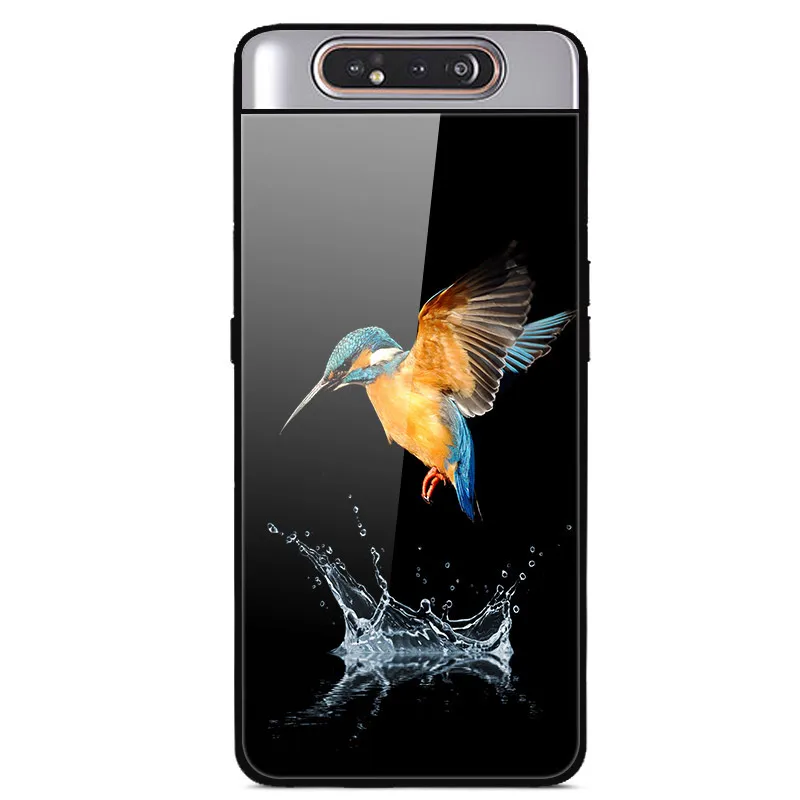 6," чехол для samsung A80, чехол A 80, роскошная задняя крышка из закаленного стекла для samsung Galaxy A80 A90 A 90, чехол, мягкий ТПУ бампер, рамка - Цвет: as photo 41