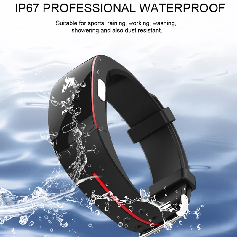Fitness Tracker ECG+PPG Smartband Blood Pressure Measurement Bluetooth Smart Bracelet Wristband Sports Activity Watch | Электроника