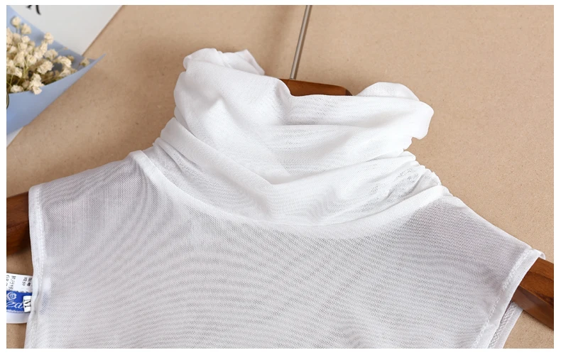 Классическая рубашка с фальшивым воротником кружевная отворотом теплая блузка