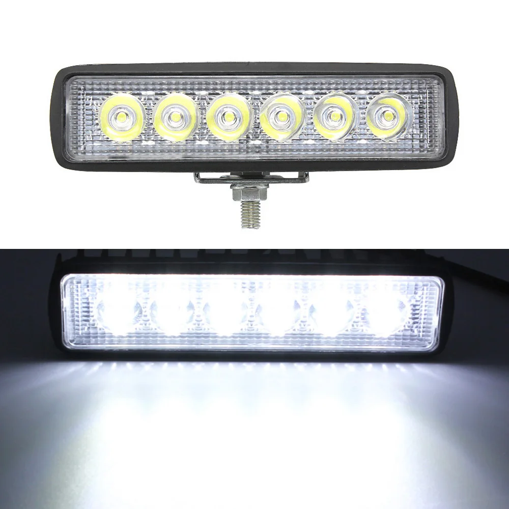 18 Вт DRL Светодиодный прожектор рабочий свет 12 В 4WD светодиодные рабочие огни для