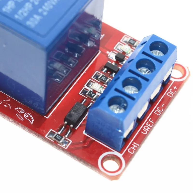 5V 30A Two-way isolation relay module High/low level trigger 1-Channel Relay Module+Electronic With Optocoupler | Электроника