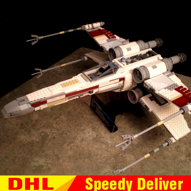 LP 05039 1586 шт. Звездные войны X wing Red Five модель космического истребителя строительный