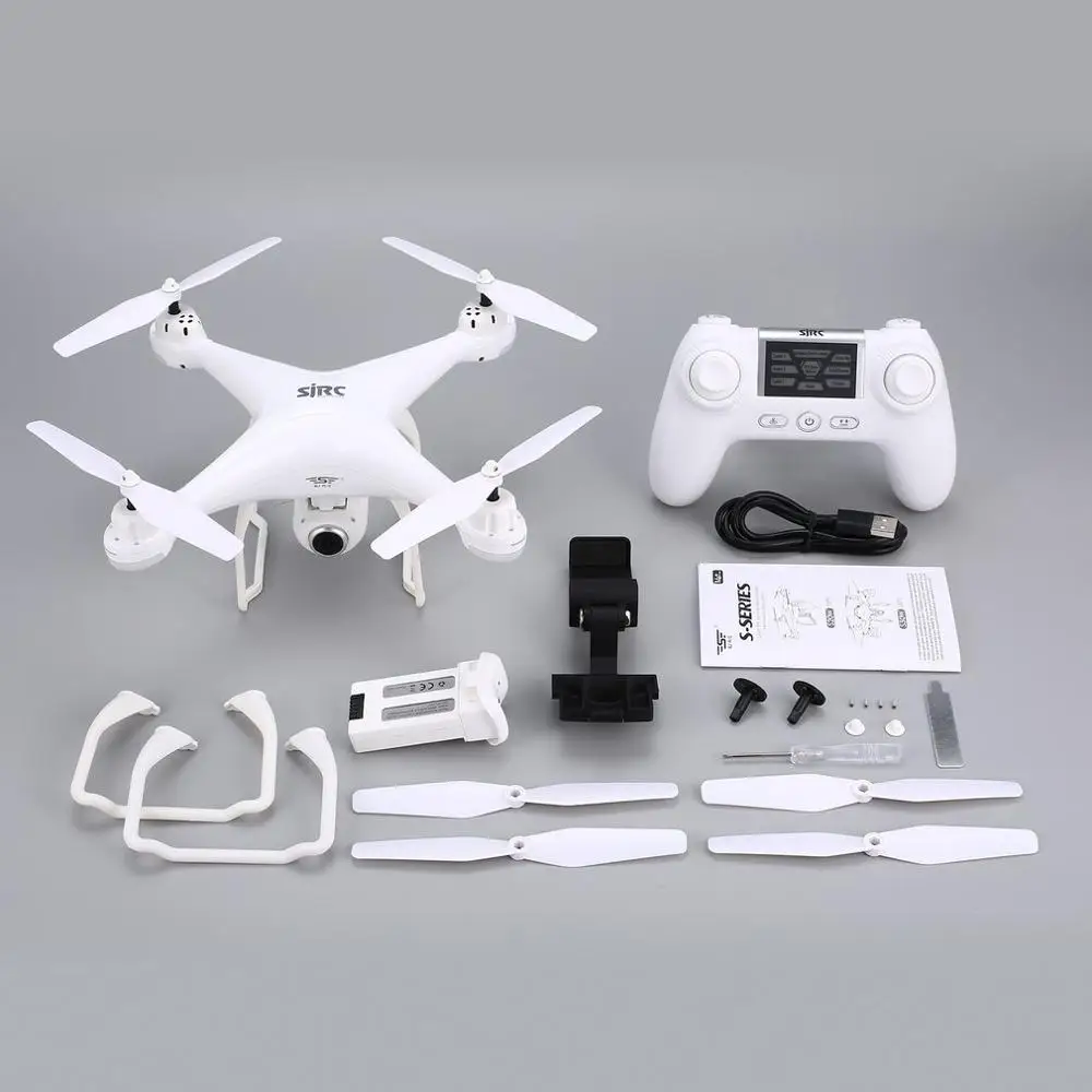 S20W FPV 720P 1080P камера селфи удержание высоты Дрон Безголовый режим авто возврат Взлет/посадка Hover gps RC Квадрокоптер подарок - Цвет: 1080p