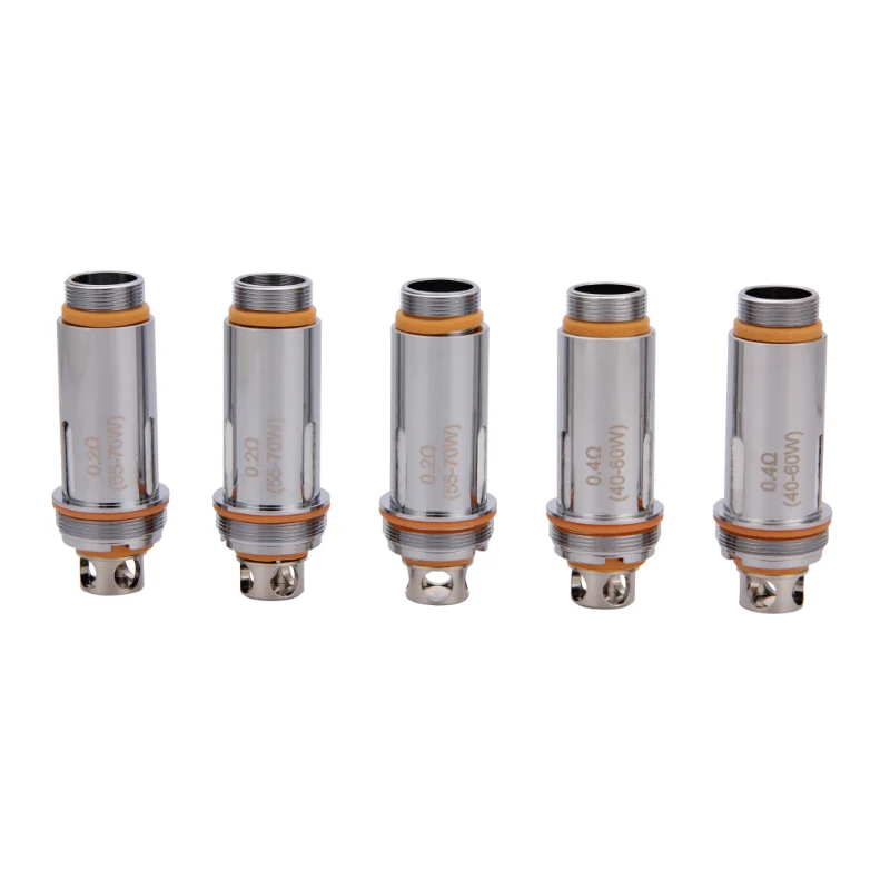 5 шт. спираль Aspire Cleito двойная катушка Clapton испаритель 0.2ohm 0.4ohm SS316L Сменная головка