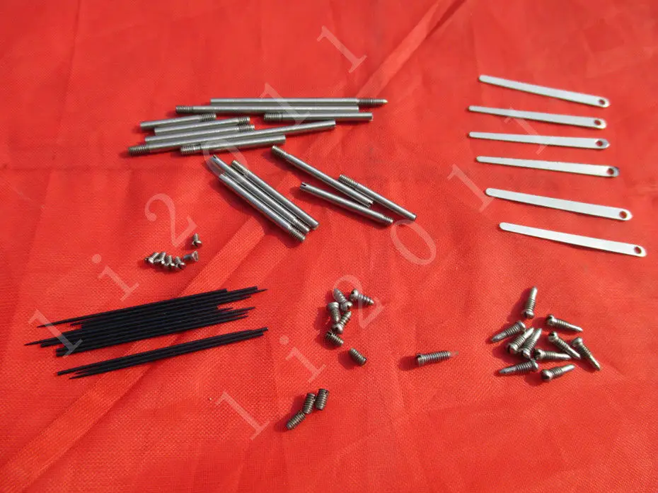 

New 1 set Bb Clarinet repair parts screws,parts+springs blue
