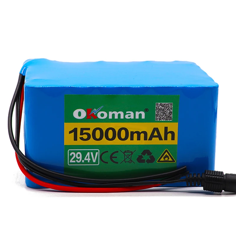 Okoman 7S5P 24 v 15Ah аккумулятор 250 w 29 4 V 15000 mAh литий ионный подходит для инвалидной