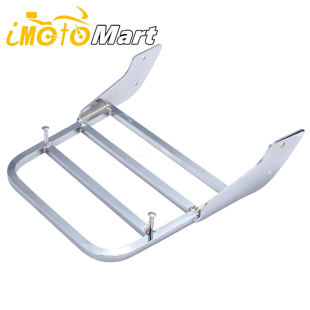 Хром пассажирская спинка Чемодан стойки для Honda Shadow Стид VLX 600 1999 2007 тени VT750 C2 1997 2003