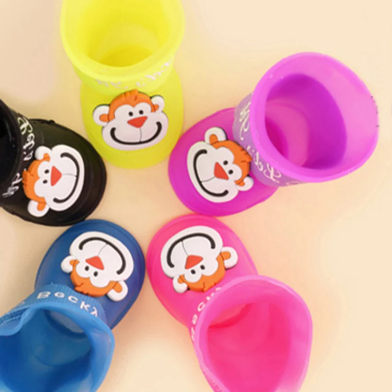 Резиновые силиконовые сапоги для собак 4 шт./лот|dog rain boots|pet shoespuppy shoes |