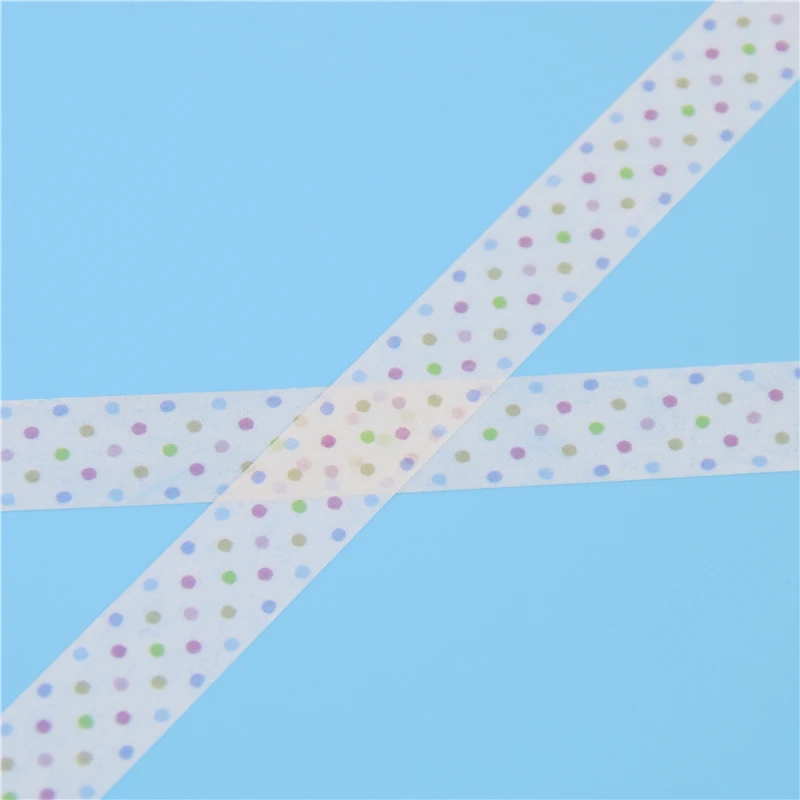 15 мм * 10 м клейкая лента цвет точка набор печати Скрапбукинг DIY ремесло липкий деко