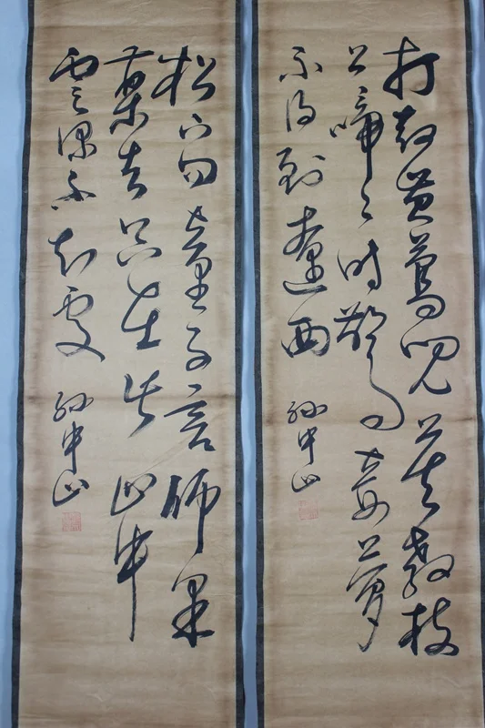 Китайские старые бумажные каллиграфические картины свитки китайские поэмы и