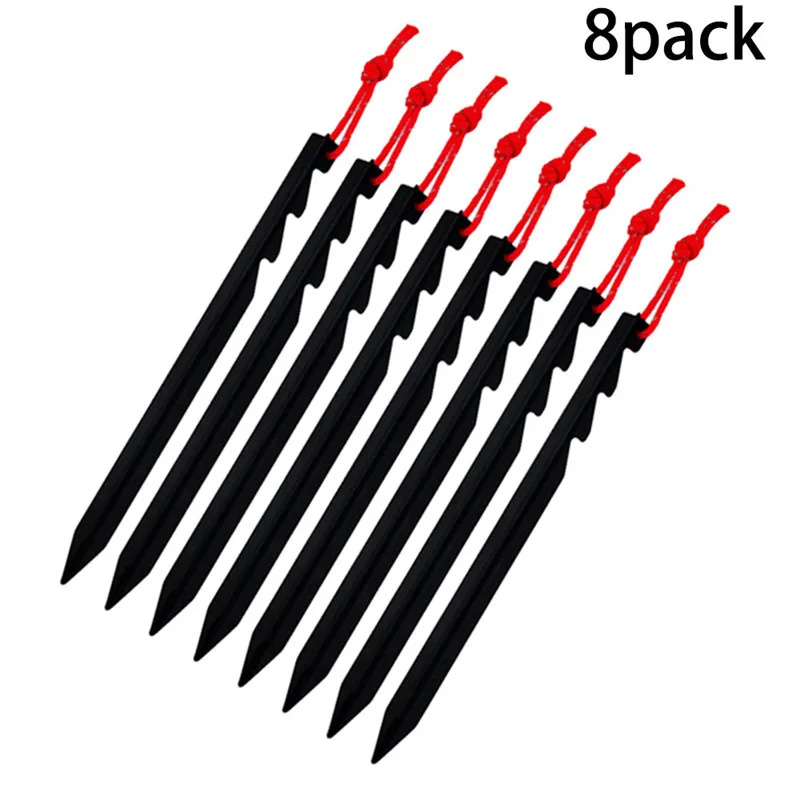 Все one tech Pack из 8 7075 алюминий открытый тент колышки для палатки безопасность и