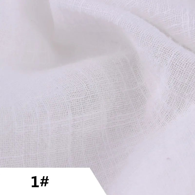 SOFT Fabric for Patchwork Bleach Linen Cotton Dress Skirt Baby Fabrics Cloth Tissus Telas 50x135cm Creped Dyed Slub | Дом и сад