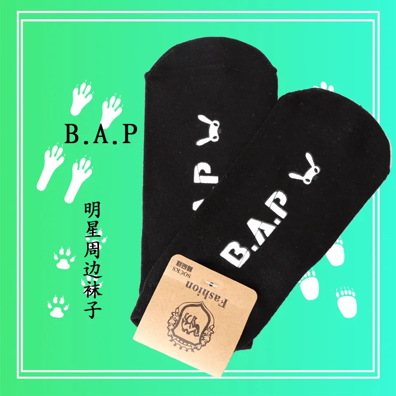 

[MYKPOP]BAP B.A.P. Black Cotton Socks for Unisex KPOP Fans Collection SA18072309