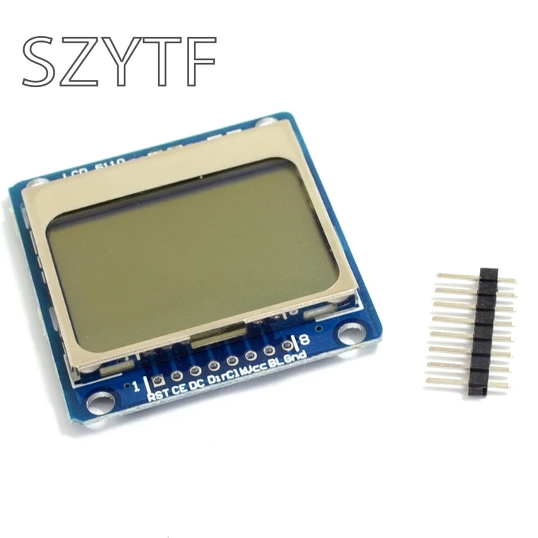 Высокое качество 84x48 84x84 модуль ЖКД синий адаптер подсветки PCB 5110 для|module lcd|pcb bluepcb
