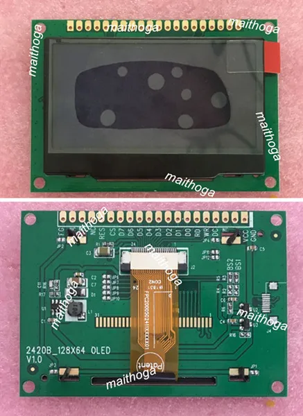 2,42 дюйма 20P SPI желтый/белый/зеленый/синий oled-модуль SSD1309 Привод IC 128*64 Параллельный/iec интерфейс
