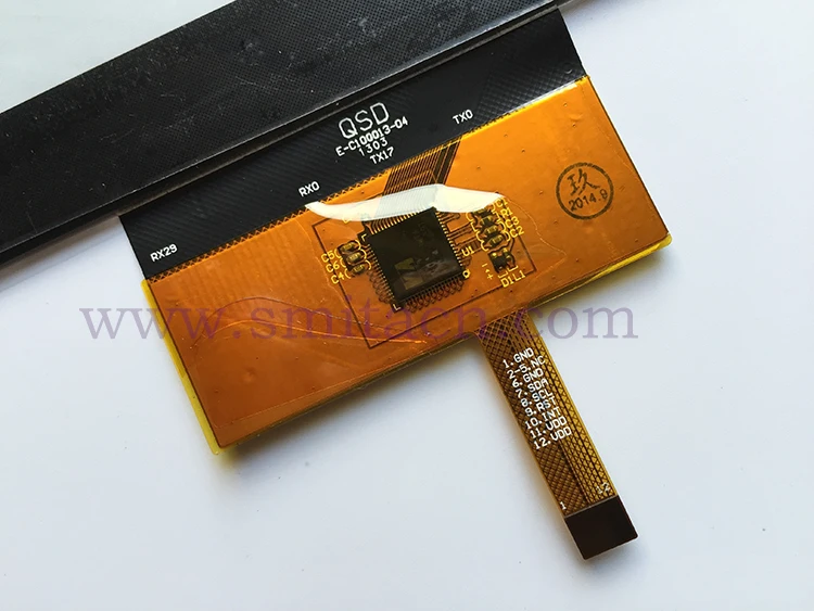 Оригинальный и новый 10 1 &quotдюймовый планшет сенсорный QSD E-C100013-04 257x168 мм 12pin Замена