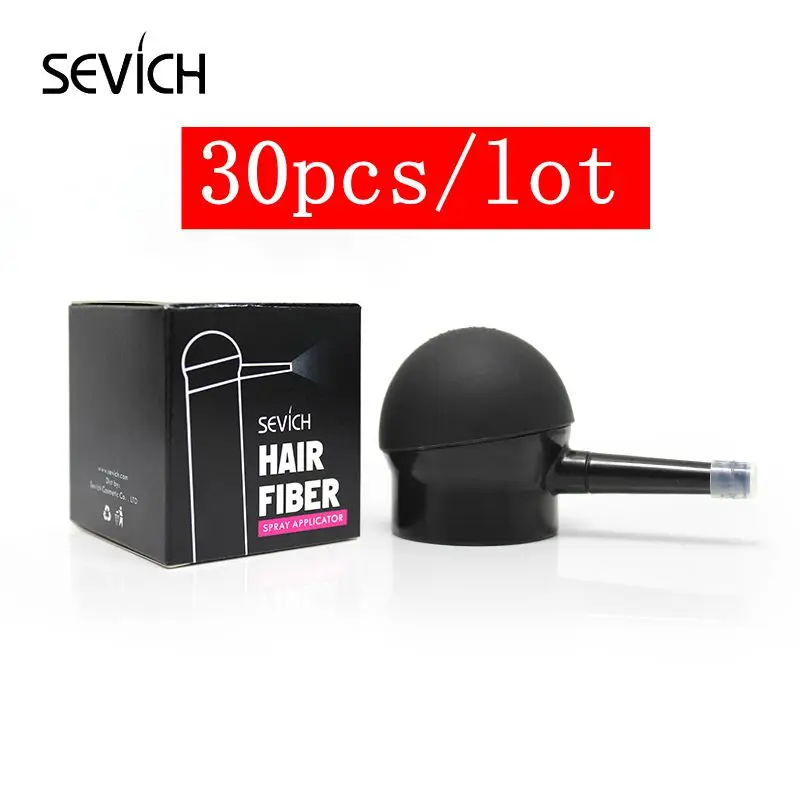 Sevich 30pcs hair fiber powder usage tool for 12g 25g 27.5g spray applicator nozzle pump tool extrusion jet convenience styling