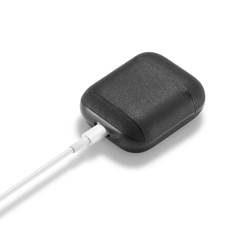 Роскошный бизнес чехол для наушников для Apple Airpods 2 ремешок из искусственной кожи Bluetooth наушники Air Pods чехол AirPod аксессуары