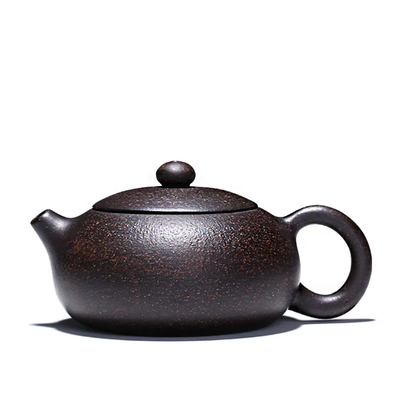 Sand Pot Teaware Wholesale Black Zhu Mud Diamond Bian Xishi Section Handmade Gift Customized Carving | Дом и сад