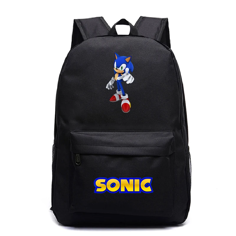 1 Sonic рюкзак, школьные сумки, модный шаблон, для студентов, для мальчиков и девочек, рюкзак для мужчин и женщин, рюкзак для ноутбука - Цвет: 1