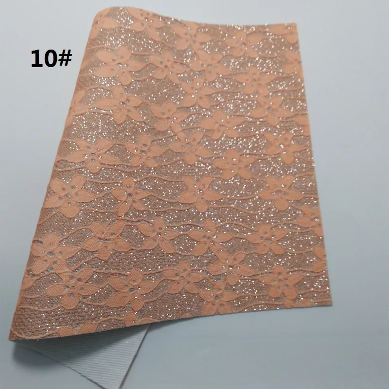 10 1 шт. 21X29 см кружевной блеск кожи для изготовления бантов аксессуары LEOsyntheticoDIY T137 - Цвет: 10