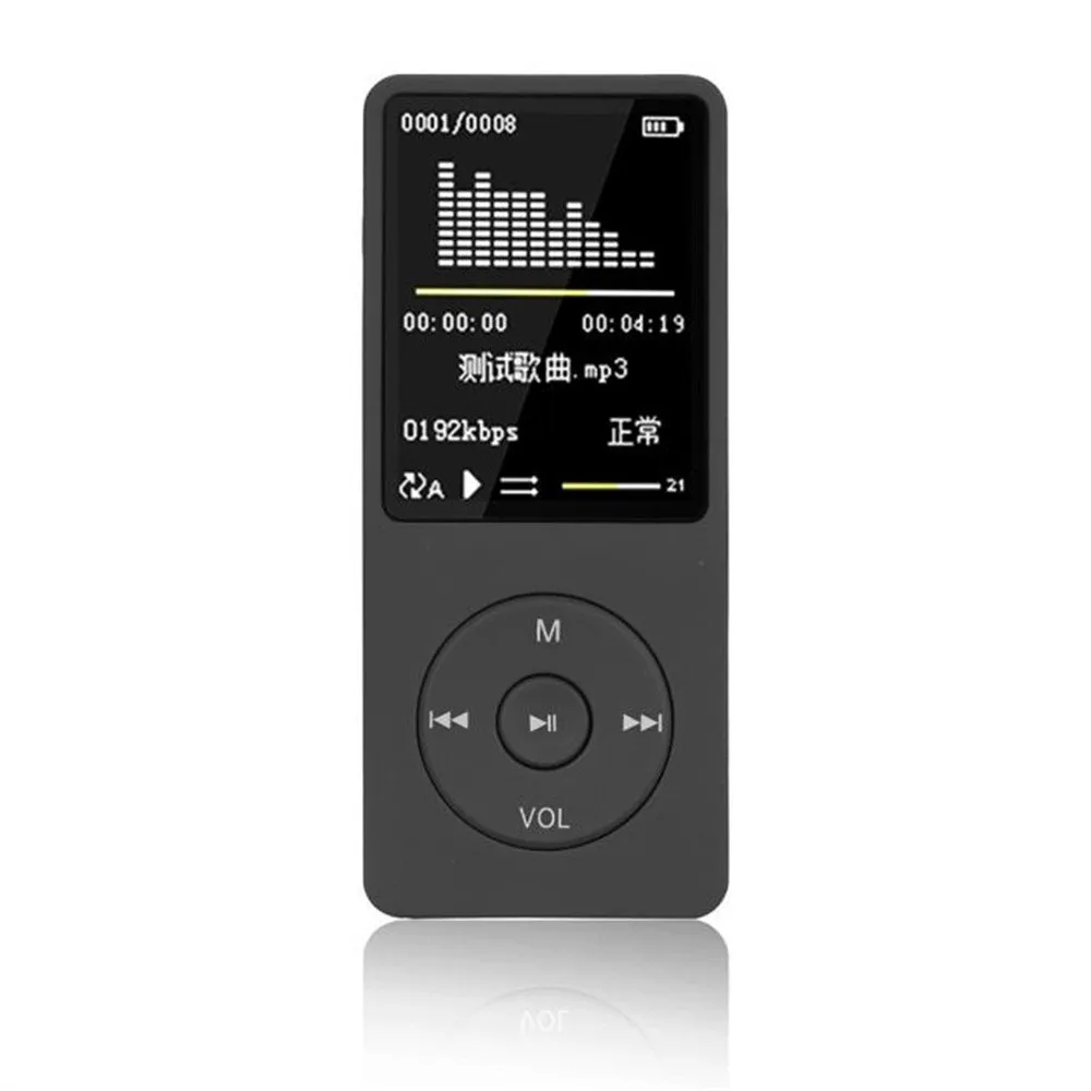 HIPERDEAL MP3 плеер FM Портативный ЖК экран HiFi без потерь Звук Музыка USB поддержка 128 Гб