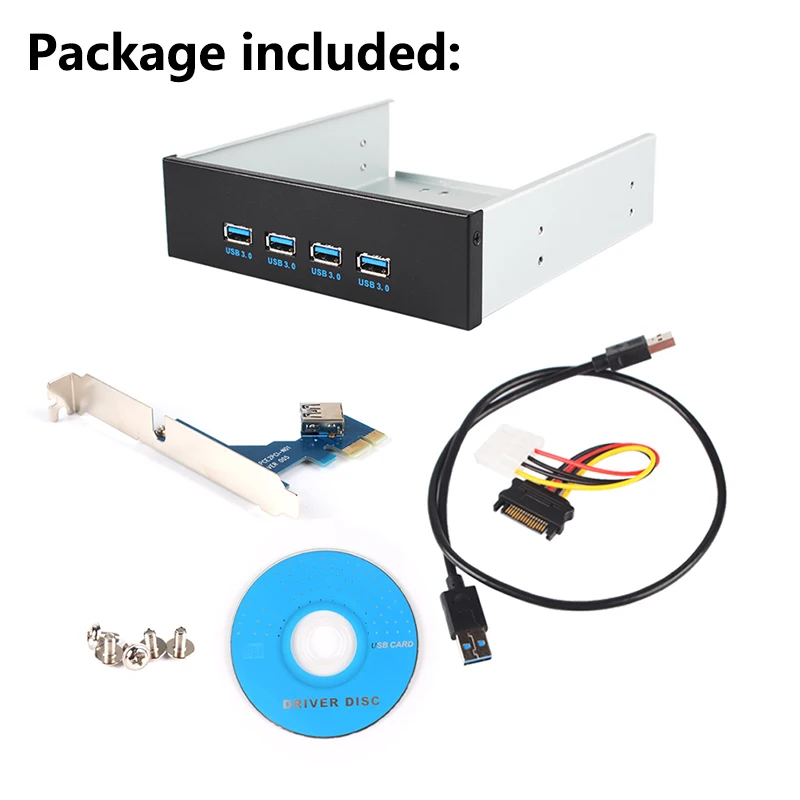 PCI Express 4 порта USB 3 0 E адаптер для карты 5 25 &quotПередняя панель расширения Bay #233501|4 port