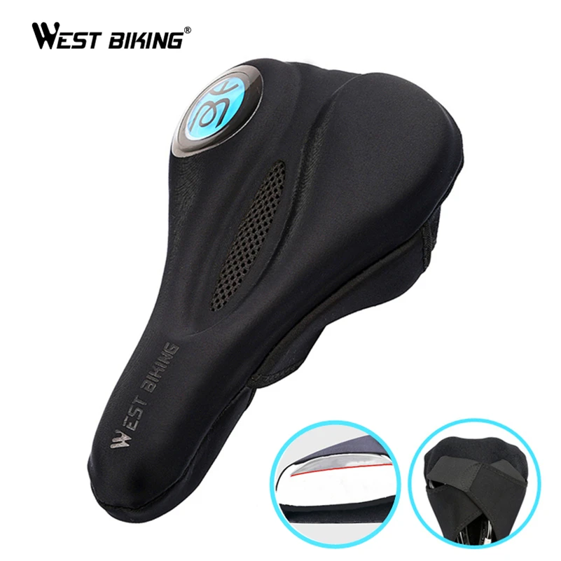 WEST BIKING чехол для велосипедного седла силиконовый гелевый коврик с эффектом