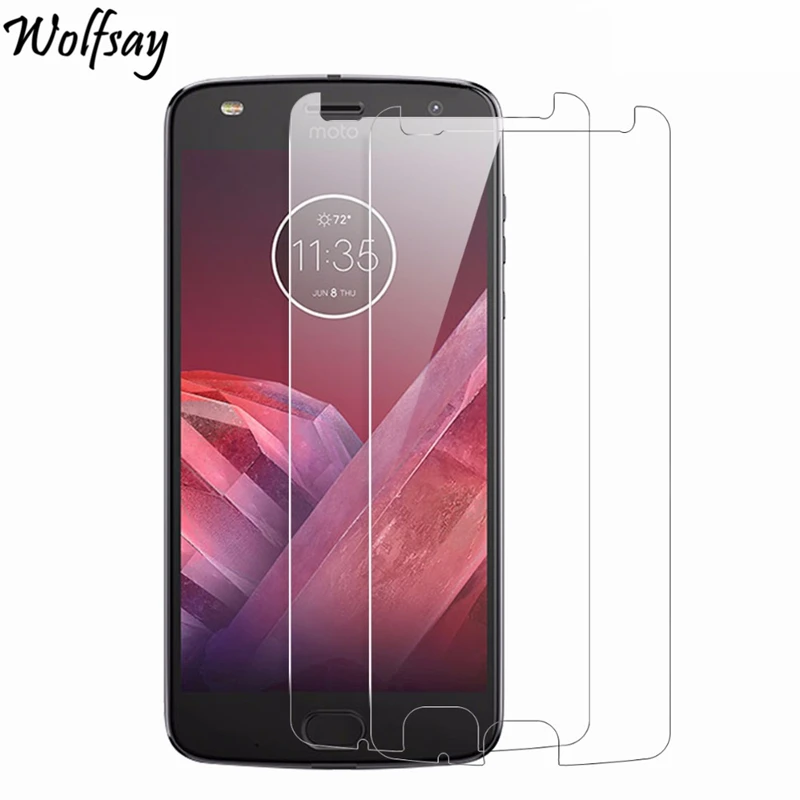 Закаленное стекло для Motorola Moto Z2 Play 2 шт. защитная пленка Защитное Защитная Play|screen