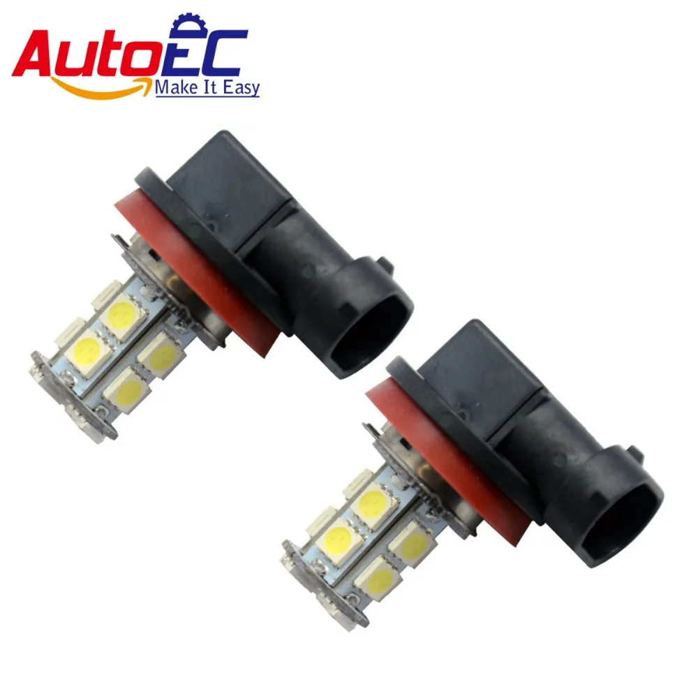 AutoEC 100 X H11 13 SMD 5050 автомобильный передний противотуманный светильник DRL лампа для