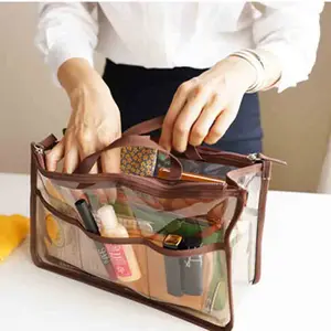 Прозрачная женская косметичка, косметичка из ПВХ, косметичка для косметики 30