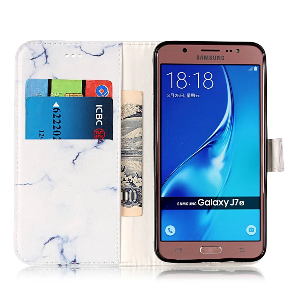 Fcoque Мрамор чехол для Samsung j710 мягкий силиконовый телефон Обложка случае Coque|marble