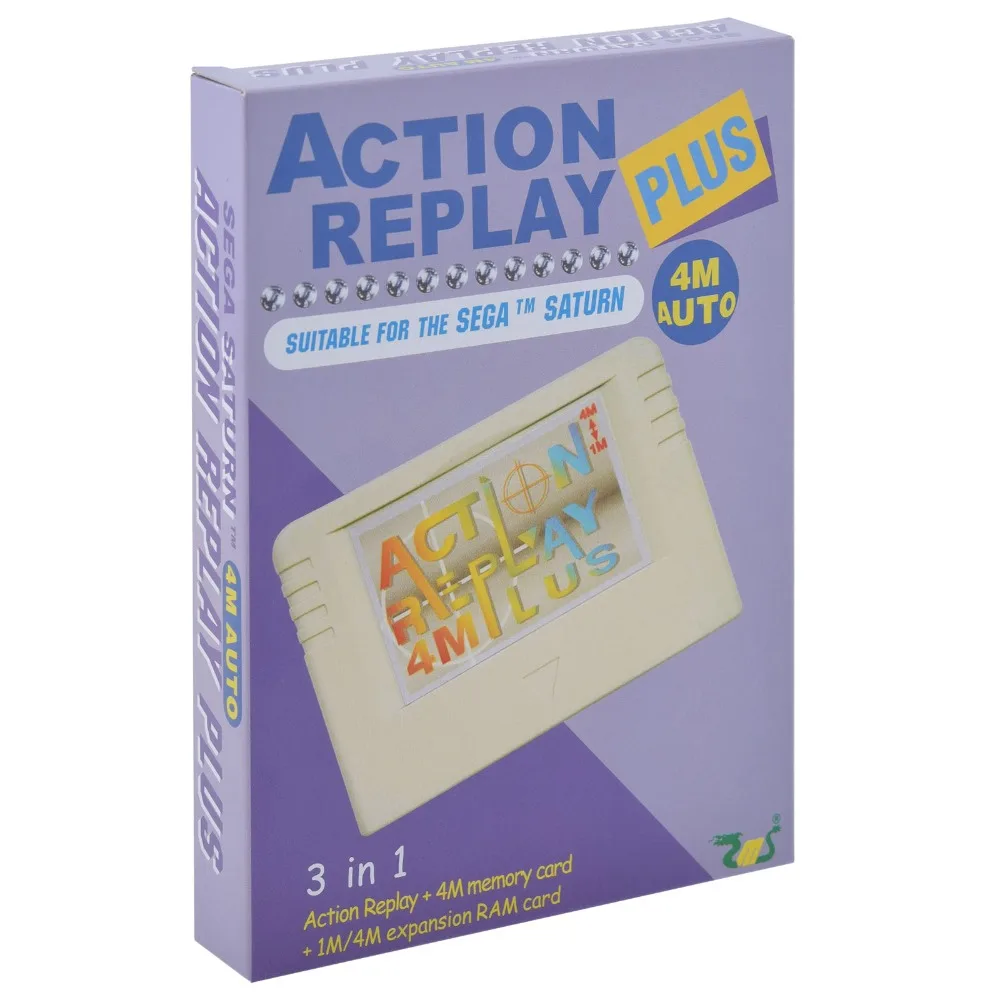 3 в 1 EMS 4 м авто для sega Saturn действие Replay Plus с 4 м расширение карта памяти функция