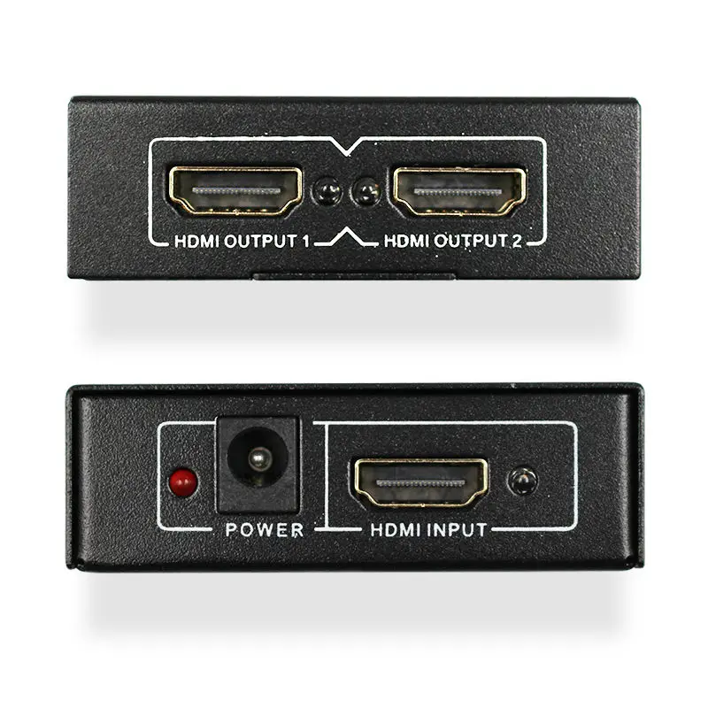 HDMI сплиттер 1 в 2 выхода 1x2 поддерживает Full HD1080P @ 60 Гц для Xbox PS4 PS3 Fire Stick Roku Blu-Ray плеер