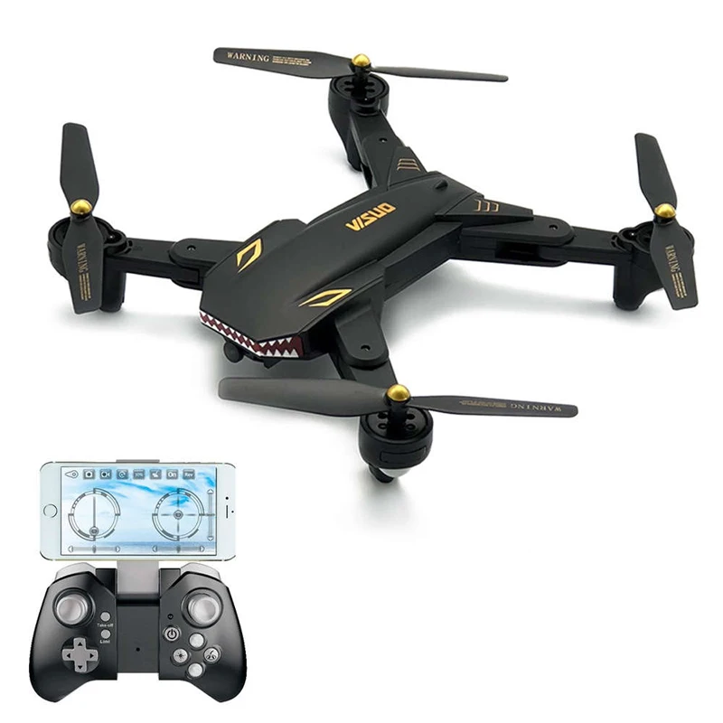 Складной Дрон VISUO XS809S 2.0мп широкоугольный Wi Fi FPV|Радиоуправляемые вертолеты| |