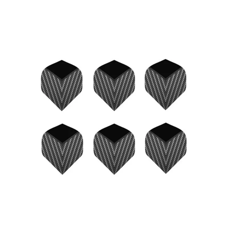 6pcs MRTNAN 6/21/35 шт 7 видов стилей 2D Прохладный стандартное оперение для дротиков прикольные дротики полета открытый крыло хвост смешанный принт - Цвет: 6pcs
